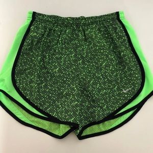 Green Nike Tempo Shorts